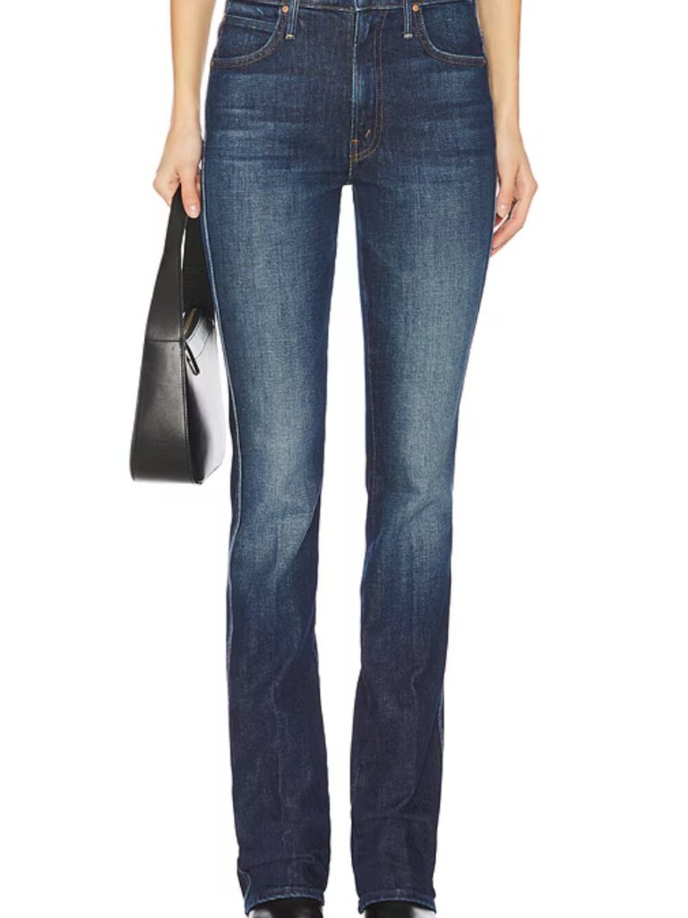 MOTHER Denim Mid Rise Smokin Double Heel Jeans 29 NWOT 34" Inseam Tall